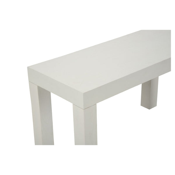 Chelsea House Lambeth Parsons Coffee Table In Crisp White — Low-Profile 60" Durable Surface For Modern Living Rooms 370412
