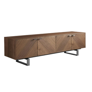 Homeroots 71” Contemporary Media Tv Stand  Manufactured Wood 370431