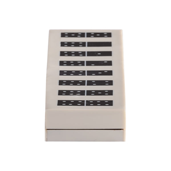 Chelsea House Domino Elegant Box Set With Chips — Premium Durable Tiles, Compact Decorative Game For Family Nights 370474