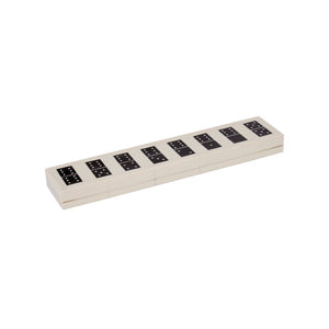 Chelsea House Domino Elegant Box Set With Chips — Premium Durable Tiles, Compact Decorative Game For Family Nights 370474