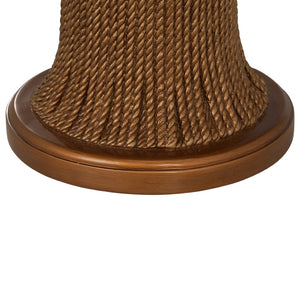 Chelsea House Tassel Side Table With Faux White Marble Top, Antique Gold Leaf & Antiqued Silver Accents — Bradshaw Orrell Designer Piece 370526