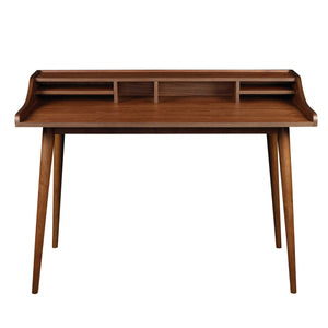 Homeroots 47" Brown Writing Desk   370543