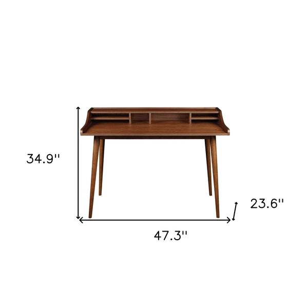 Homeroots 47" Brown Writing Desk   370543