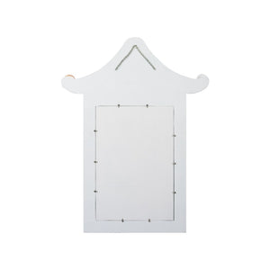 Chelsea House Shell Mirror — 49" Tiered Pagoda Shell Wall Mirror With Iridescent Natural Shell Face For Coastal DéCor 370570