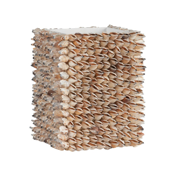 Chelsea House Shell Planter Handcrafted Mosaic Seashell Square Vessel For Succulents, Coastal Decor, Durable Artistry 370600