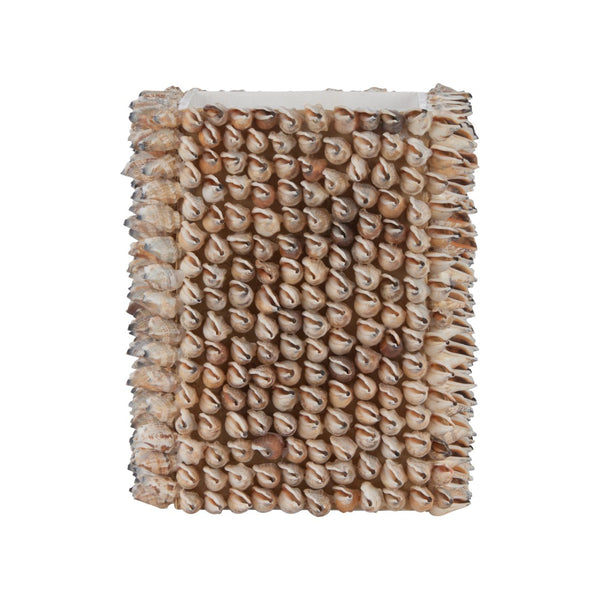 Chelsea House Shell Planter Handcrafted Mosaic Seashell Square Vessel For Succulents, Coastal Decor, Durable Artistry 370600