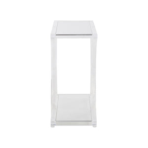 Chelsea House Sweeping Acrylic Console — Sculptural Clear Acrylic Entry Console 45"W, Fluid Curves, Minimalist Chic 370605