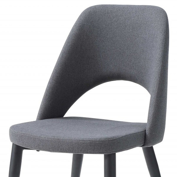 Homeroots Set Of 2 Blue Faux Leather Metal Dining Chairs  Metal 370667