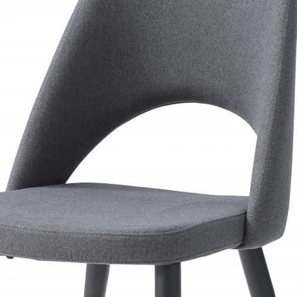 Homeroots Set Of 2 Blue Faux Leather Metal Dining Chairs  Metal 370667