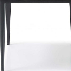 Homeroots Set Of 2 Light Grey Faux Leather And Metal Dining Chairs  Metal 370671