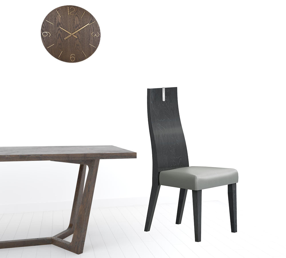 Homeroots Set Of Two Gray Upholstered Faux Leather Dining Arm Chairs  Metal 370676