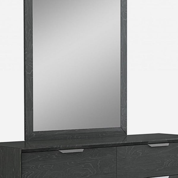 63 Inch Solid Wood Double Dresser with Six Drawers for a Refined Bedroom Storage