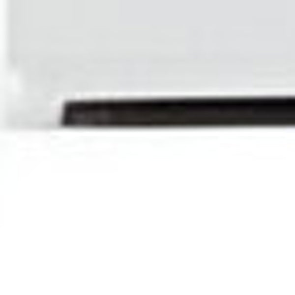 Homeroots 20" White Two Drawer Glossy Finish Nightstand   370734