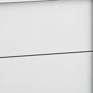 Homeroots 18" White Two Drawers Nightstand   370749