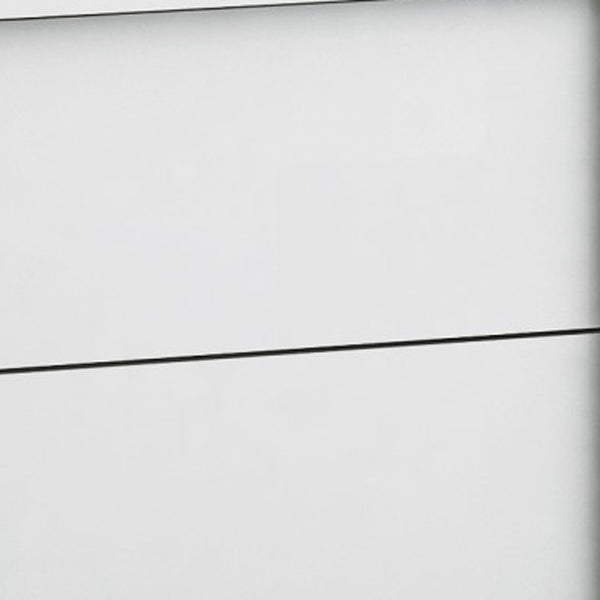 Homeroots 18" White Two Drawers Nightstand   370749