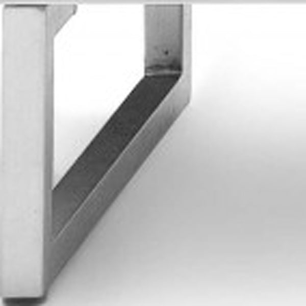 Homeroots 79" White Stainless Steel Solid Console Table   370753