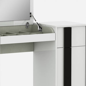 Homeroots 39 X 17 X 30 White Iron Vanity Dresser  Manufactured Wood 370775