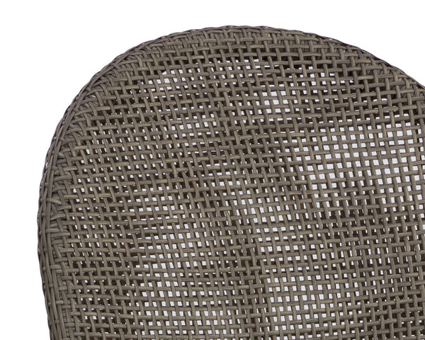 Sunpan Calandri Dining Chairs Set of 2 - Stylish Outdoor Seating with Moisture-Repellent Performance Fabric Black / Louis Cream