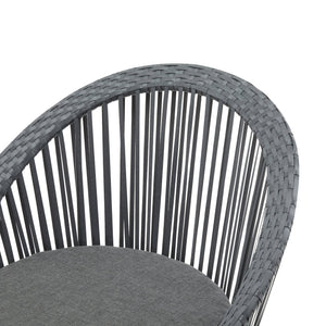 English Elm Christopher Knight Home® - [Set Of 2] Stylish Gray Swivel Wicker Lounge Chairs With Plush Cushions For Indoor And Outdoor Relaxation N767P237032B_2
