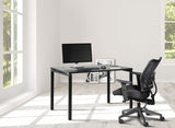 OSP Home Furnishings 48"W Black Writing Desk  Black