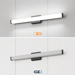 English Elm Bathroom Vanity Light Black - 33" Modern Led Light For Bright, Energy-Efficient Bathroom Illumination W2312P374951