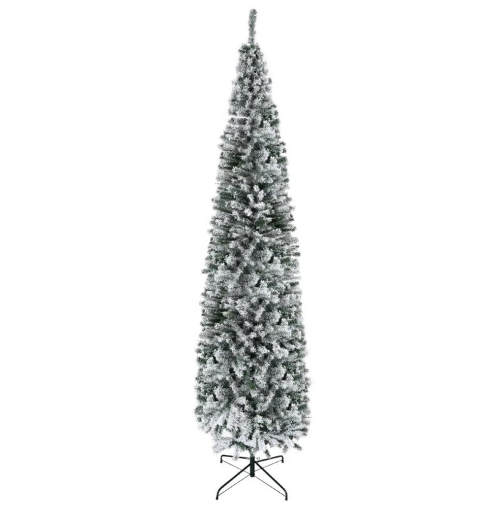 English Elm Christmas Half Tree 5ft Pvc Auto Open Branches Steel Base Wall Hugging Indoor T3971P413037