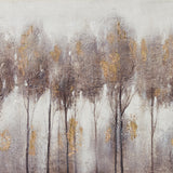 Madison Park Enchanted Forest Transitional Hand Painted Abstract Landscape Framed and Matted Wall Art MP95G-0306 Grey/Gold