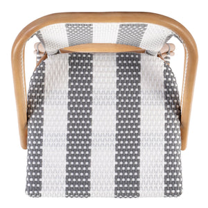 Butler Specialty Lila Rattan Bar Stool With Backrest And Footrest - Elegant Mediterranean Style For Home Or Patio Gray,White Rattan,Polyurethane Synthetic (Pe) Rattan 3715144-butler