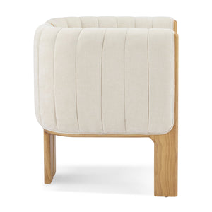 English Elm Christopher Knight Home® - Dining Chairs Set of 2 | Modern Bouclé Upholstered Seating with Rubberwood Frame, Durable 225lb Capacity Beige,Natural N779P341494B