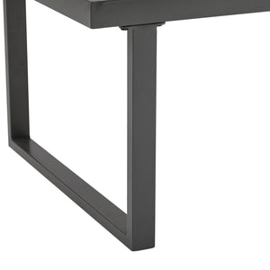 English Elm Christopher Knight Home® - 4-Pieces Outdoor Metal Patio Furniture Set with Deep-Seat Cushions, Teslin Rope, Wood-Look Tabletop, Rust-Resistant Frame Natural+Grey N780P2540723G