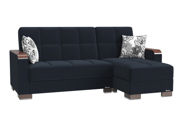 English Elm Primenest Zenaero Upholstered Convertible Chaise Lounge With Storage - Elegant Comfort & Style B030P303555-GIGA