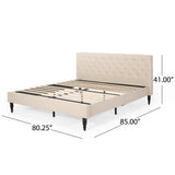 Christopher Knight Home® - Noble House - King Size Upholstery Bed