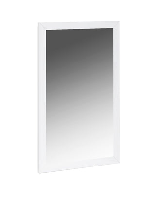Homeroots White Rectangle Accent Mirror  Wood,Manufactured 372076