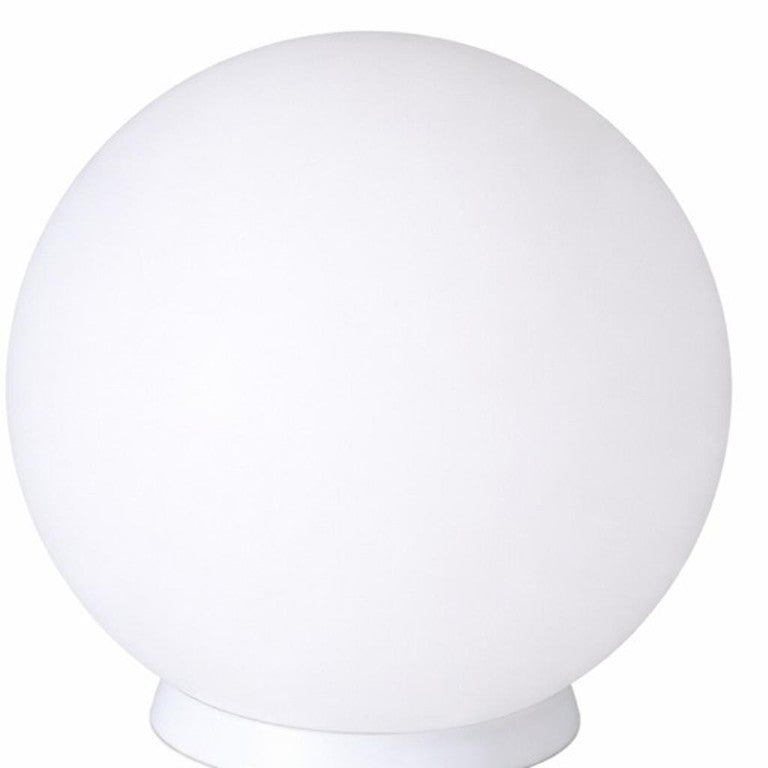 HomeRoots 7 Inch Baseball Globe Table Lamp Novelty Sports Fan Bedroom Desk Night Light 372124