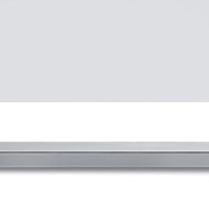 Homeroots 91 X 18 X 19 White Stainless Steel Tv Unit  Stainless Steel 372207