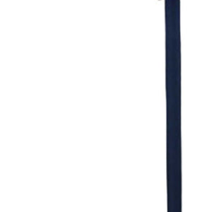 HomeRoots 60" Elegant Black and White Floor Lamp with Soft Drum Shade - Perfect for Living Room & Reading Nook 372228