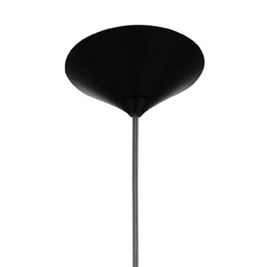 Homeroots 7 X 7 X 7 Clear Glass Pendant Lamp   372249