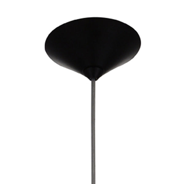 Homeroots 7 X 7 X 7 Clear Glass Pendant Lamp   372249