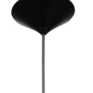 Homeroots 7 X 7 X 7 Clear Glass Pendant Lamp   372249