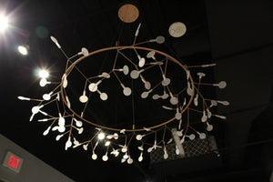 Homeroots 65 X 65 X 77 Stainless Steel Pendant Lamp   372251