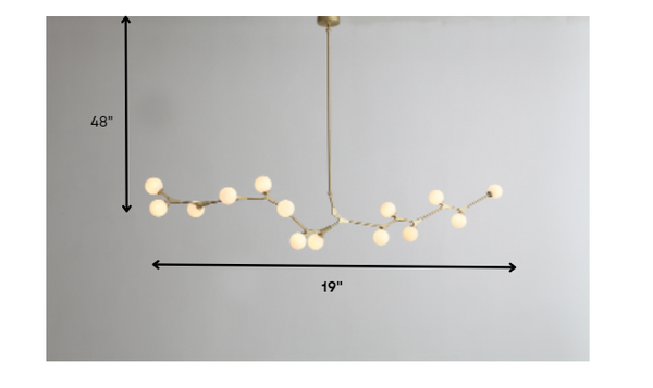 Homeroots 90.5 X 18 X 17 Black White Iron Glass Pendant Lamp   372252