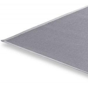 Homeroots 5' Light Gray Square Indoor Outdoor Area Rug  Textiline 372259