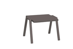 Homeroots 16" Taupe Aluminum End Table   372271