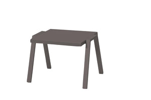 Homeroots 16" Taupe Aluminum End Table   372271
