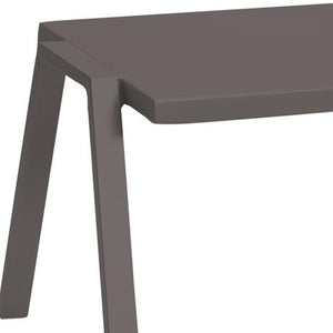 Homeroots 16" Taupe Aluminum End Table   372271