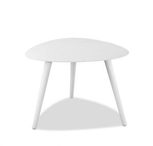 Homeroots 16" White Aluminum End Table   372273