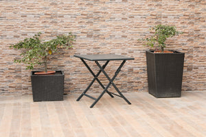 Homeroots 18" Gray Stainless Steel Square End Table   372275