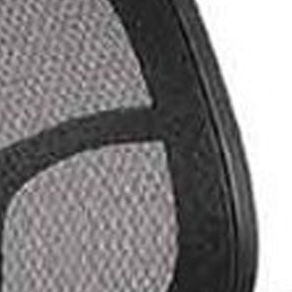 Homeroots Black Adjustable Swivel Mesh Rolling Drafting Chair  Plastic 372349