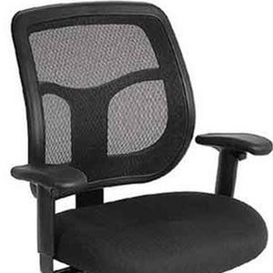 Homeroots Black Adjustable Swivel Mesh Rolling Drafting Chair  Plastic 372349