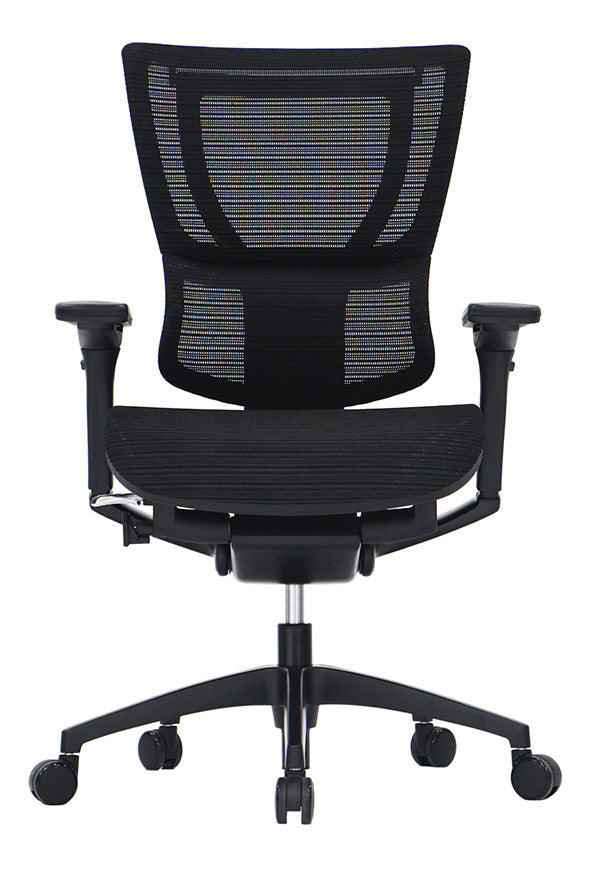 Homeroots Black Adjustable Swivel Mesh Rolling Office Chair Black Plastic 372371